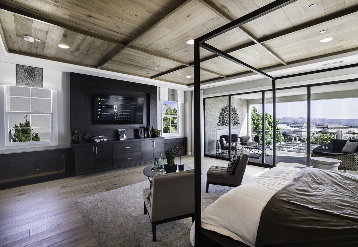 Control4 Bedroom TV Adelux