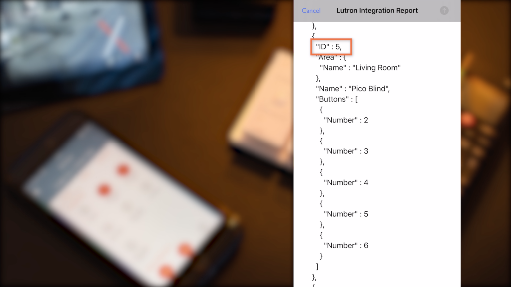Lutron RA2 Select Integration ID