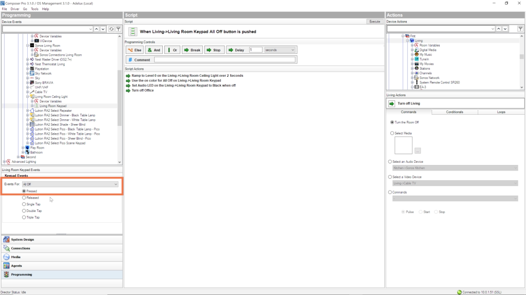 Lutron RA2 Select Integration with Control4 Programming Guide Adelux